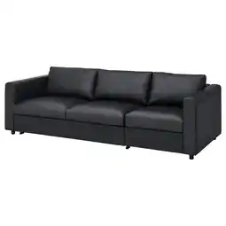 IKEA Vimle 3-seters sovesofa, grann/bomstad svart tilbud