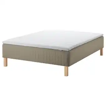IKEA SkÅrer Rammemadrass med overmadrass, fast/tuddal, 140x200 cm tilbud