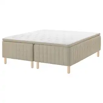 IKEA Stuvland Rammemadrass med overmadrass, medium/tistedal natur, 160x200 cm tilbud