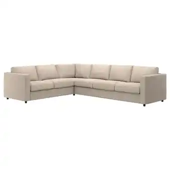 IKEA Vimle Hjørnesofa, 5-seters, Hillared beige tilbud