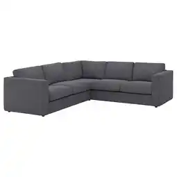 IKEA Vimle Hjørnesofa, 4-seters, Gunnared mellomgrå tilbud