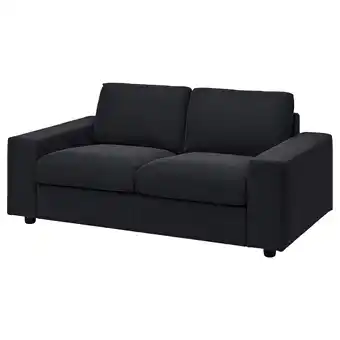IKEA Vimle 2-seters sofa, med brede armlener/saxemara blåsvart tilbud