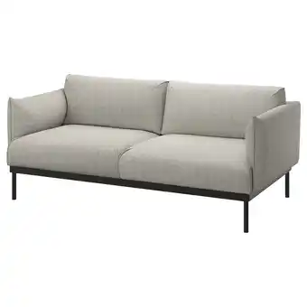 IKEA Äpplaryd 2-seters sofa, Lejde lys grå tilbud