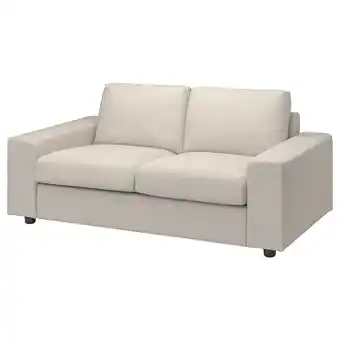 IKEA Vimle 2-seters sofa, med brede armlener/gunnared beige tilbud