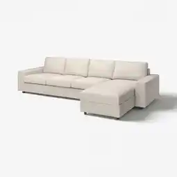 IKEA Vimle 4-seters sofa med sjeselong, med brede armlener/gunnared beige tilbud