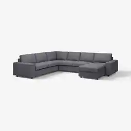 IKEA Vimle Hjørnesofa, 5-seters med sjeselong, med brede armlener/gunnared mellomgrå tilbud