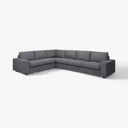 IKEA Vimle Hjørnesofa, 5-seters, med brede armlener/gunnared mellomgrå tilbud