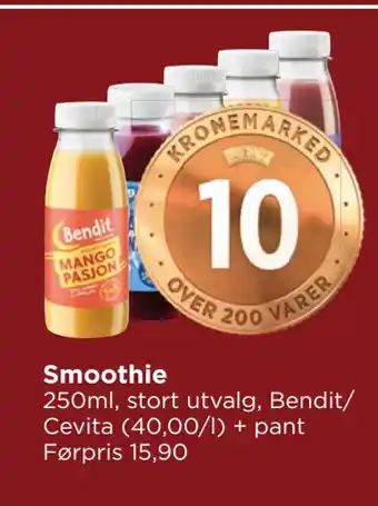 Meny Smoothie tilbud
