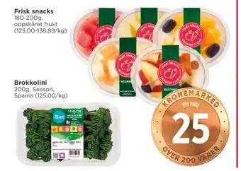 Meny Frisk snacks tilbud