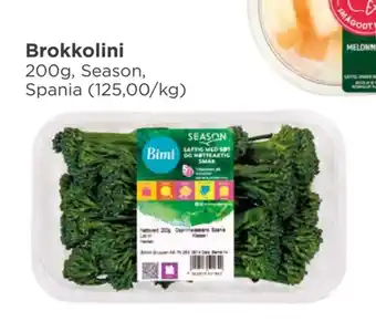 Meny Brokkolini tilbud