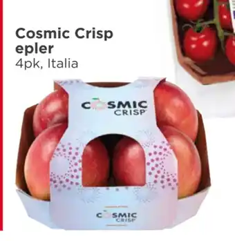 Meny Cosmic Crisp epler tilbud
