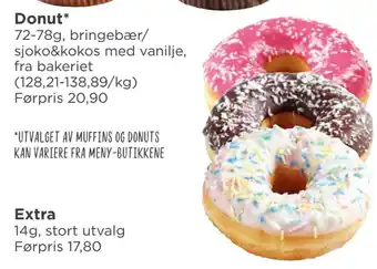 Meny Donut tilbud
