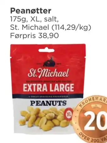 Meny Peanøtter tilbud