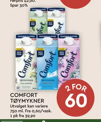 Coop Mega COMFORT TØYMYKNER tilbud