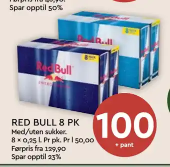 Coop Mega RED BULL 8 PK tilbud