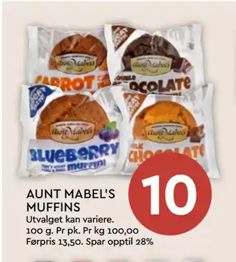 Coop Mega AUNT MABEL ’ S MUFFINS tilbud