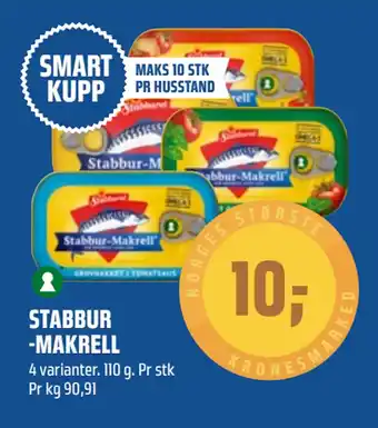 Coop Obs STABBUR -MAKRELL tilbud