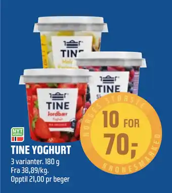 Coop Obs TINE YOGHURT tilbud