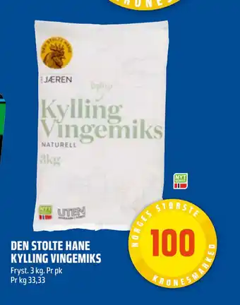 Coop Obs DEN STOLTE HANE KYLLING VINGEMIKS tilbud