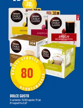 Coop Obs DOLCE GUSTO tilbud