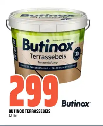 Coop Obs BUTINOX TERRASSEBEIS tilbud