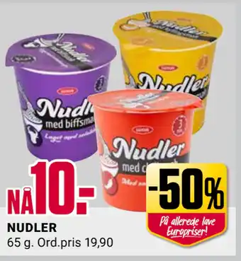 Europris NUDLER tilbud