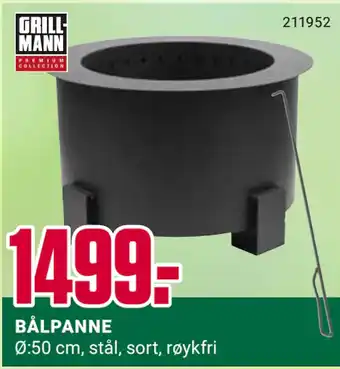 Europris BÅLPANNE tilbud