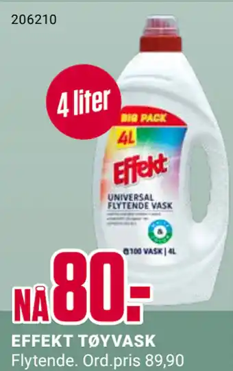 Europris EFFEKT TØYVASK tilbud