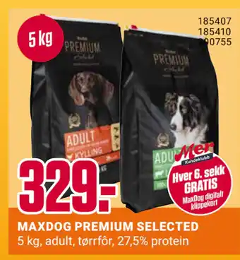 Europris MAXDOG PREMIUM SELECTED tilbud