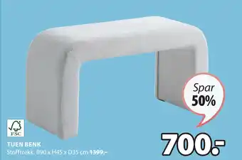 JYSK TUEN BENK tilbud