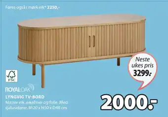 JYSK LYNGVIG TV-BORD tilbud