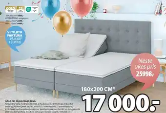 JYSK GOLD E35 REGULERBAR SENG tilbud