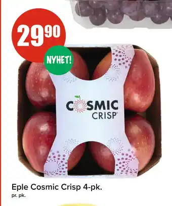 Spar Eple Cosmic Crisp 4-pk tilbud