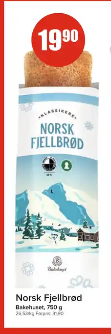Spar Norsk Fjellbrød tilbud