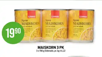 Kiwi MAISKORN 3 PK tilbud