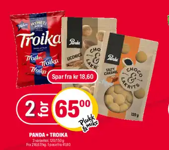 Coop Extra PANDA + TROIKA tilbud