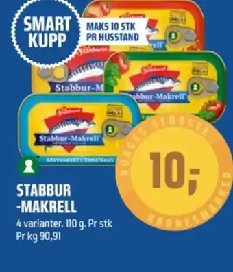 Coop Obs Stabburet makrell grovhakket i salsa tilbud