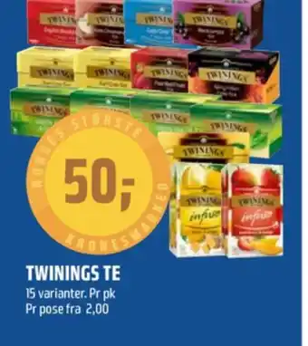 Coop Obs Twinings teposer tilbud