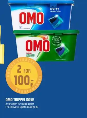 Coop Obs Omo vaskemiddel-tabs tilbud