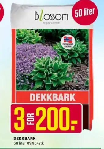 Europris Blossom dekkbark tilbud