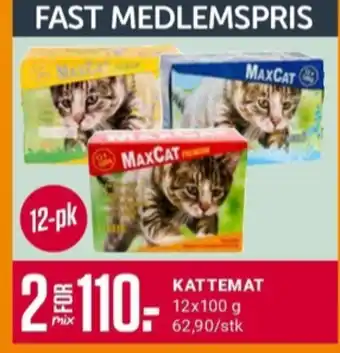 Europris Maxcat kattemat tilbud