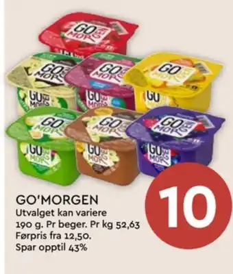 Coop Mega Go morgen yoghurt tilbud