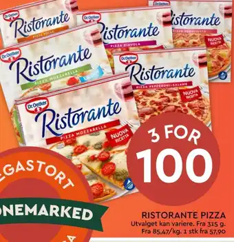 Coop Mega Ristorante pizza mozzarella tilbud
