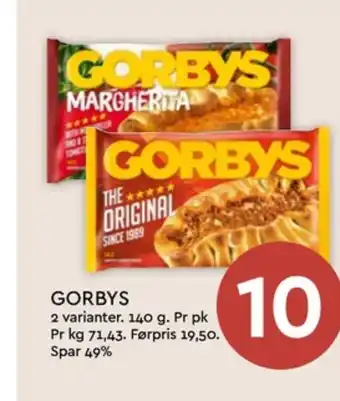 Coop Mega Gorbys pirog tilbud
