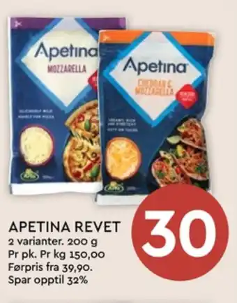 Coop Mega Apetina revet ost tilbud