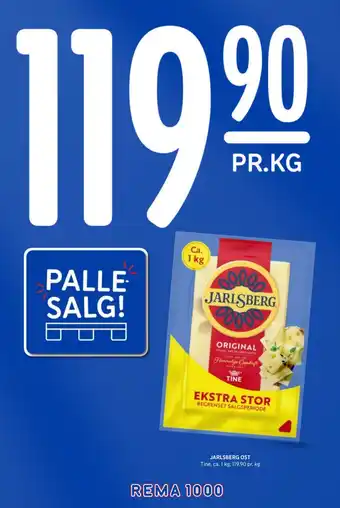 Rema 1000 JARLSBERG OST tilbud
