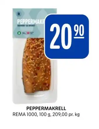 Rema 1000 PEPPERMAKRELL tilbud