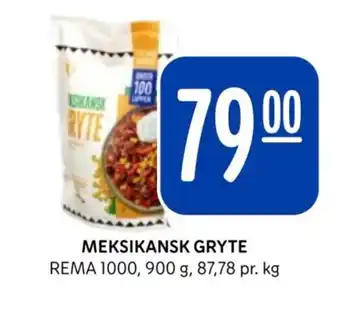 Rema 1000 MEKSIKANSK GRYTE tilbud