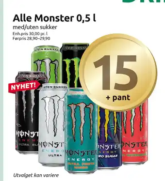 Joker Alle Monster 0,5 l tilbud
