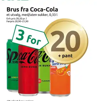 Joker Brus fra Coca-Cola tilbud